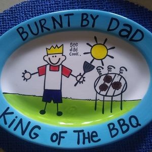 Burnt by Dad King of the BBQ Platter